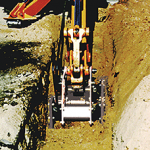 Vibrating Compactor Hydraulic in Trench- hydraulic tools sales and rentals in Winnipeg