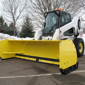 skid steer blade attachment snow removal pusher for sale winnipeg