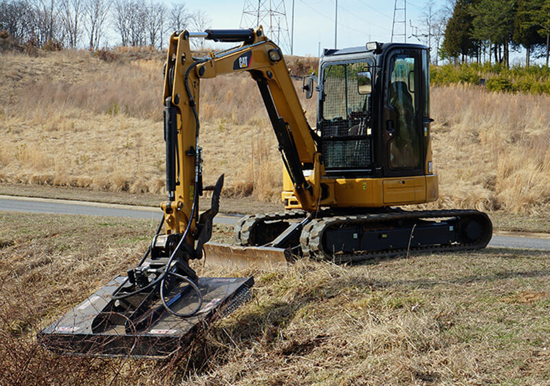 Blue Diamond Brushcutter for Mini Excavators Heavy Duty - Accudraulics