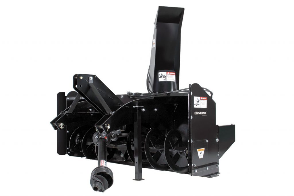 Erskine 3Point PTO Rear Pull Snowblower for Tractors Accudraulics