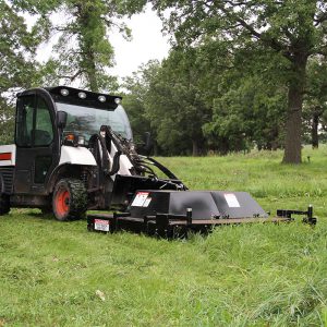 large skid steer dual mower