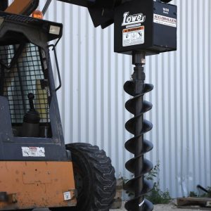 Auger Post Hole Drill Skid Steer Attached