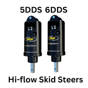 Digga 5DDS 6DDS for Hi-flow Skid Steers
